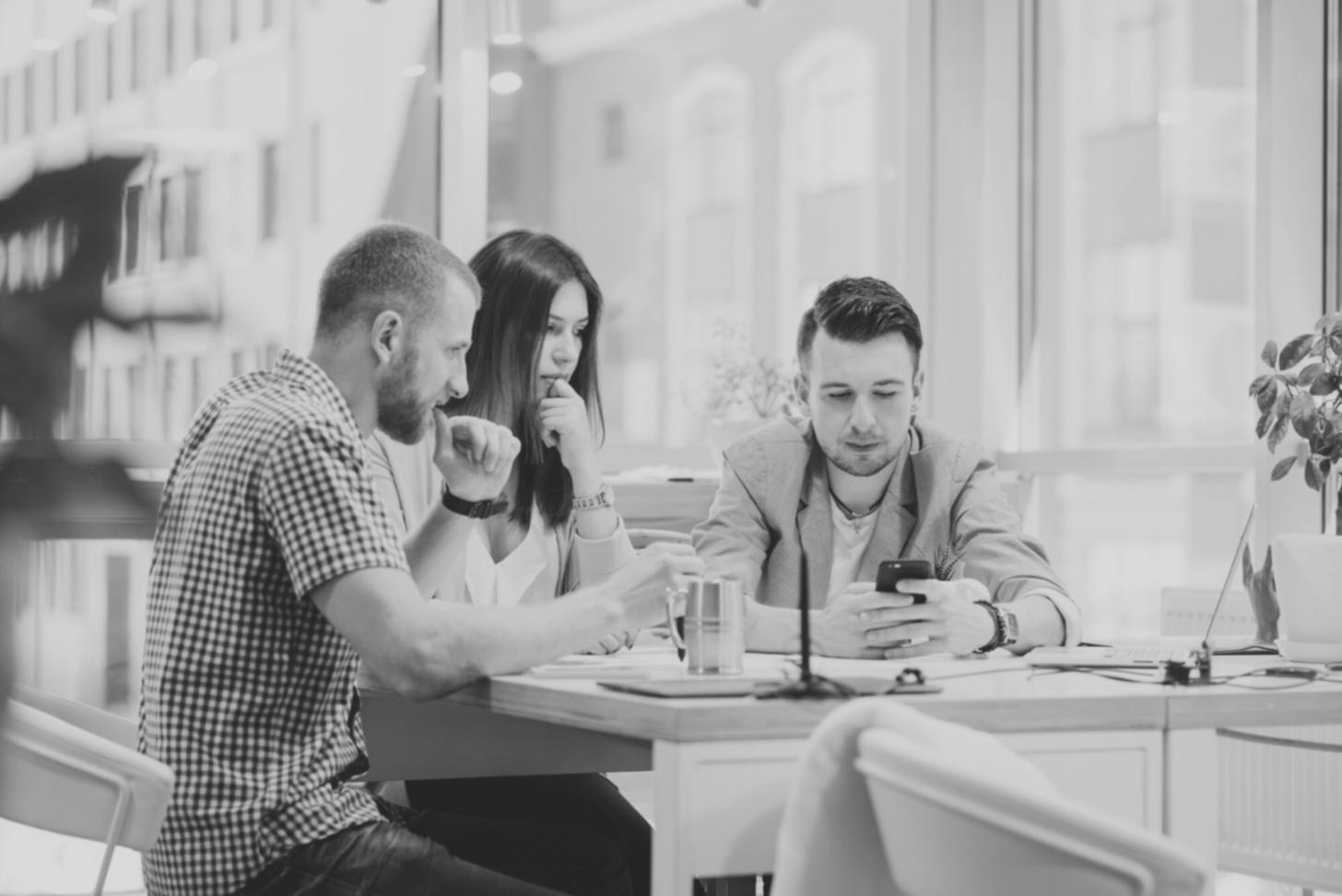 Financial analysis workspace showing charts and documents